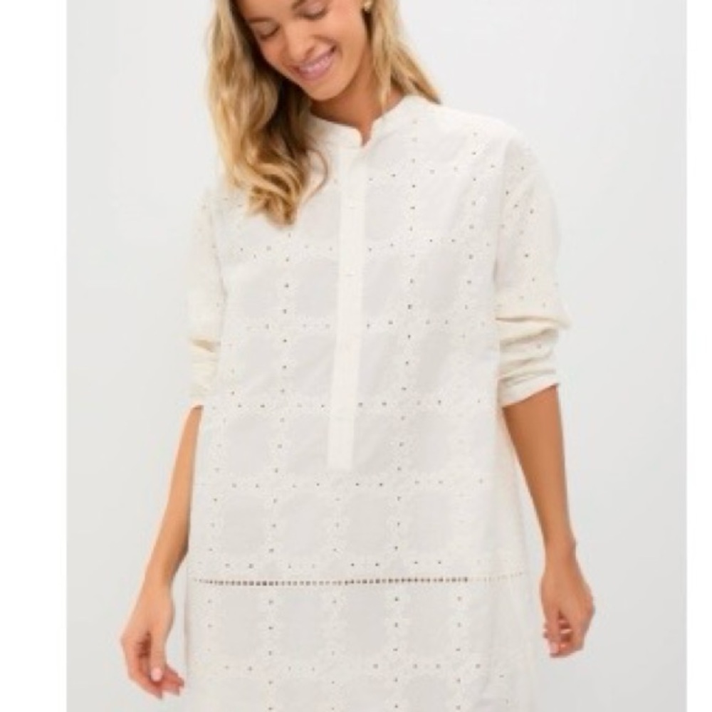 Tuckernuck Pomander Place Ivory Eyelet Penny Dress